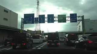 日本モンキーパークから国道41号通って、名古屋高速 小牧北入口まで　4倍速