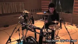 Traps drum soundcheck in studio aa