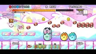 Playing Cookie Run For Kakao - Mysterious Rabbit Hole with Mallow Bunny Cookie and Pancake Cookie