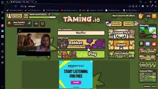 Getting level 40 rabbid in taming.io! #tamingionewskins #tamingionewpet #trending #waffle #waffles