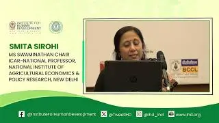 Dr. Smita Sirohi on Diversification Strategies for Stronger Rural Livelihoods #IHD #jharkhand