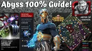 Abyss of Legends 100% Guide! Tips and Tricks! - Marvel Contest of Champions