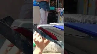 YAMAHA R15V3 TAIL LIGHT MODIFICATION STICKERING 🤩💥❤️&zwj;🔥#mumbaikarvijay #r15v3modified #shorts
