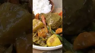 Filipino-style easy Beef Curry with coconut milk #shorts