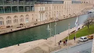 #5705 TRAVEL TIME - A Top View of American University (Part 1), Bormla, Malta, Europe 