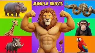 Safari Animal Sound Song 2026 | Animals Playing Olympic Games | Toddler Nursery Rhymes for Kids