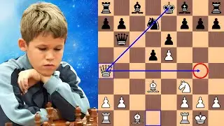 11-year-old Magnus Carlsen’s brilliant board vision