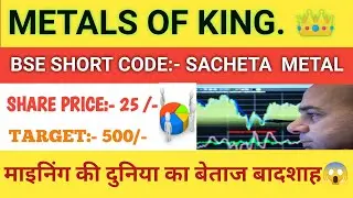 Sacheta Metals Limited  || BSE 531869 || धमाकेदार कमाने वाला शेयर्स