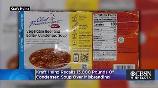 Kraft Heinz Recalls 13,000 Pounds Of Condensed Soup Over Misbranding, Undeclared Allergens