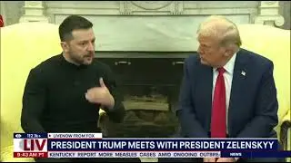 Heated Arguments Between President Trump and Zelenkys