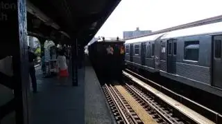 Mta NOSTALGIA TRAIN: BRT BU WOODEN ELEVATED GATE CARS, 2016 PARADE OF TRAINS AT BRIGHTON BEACH