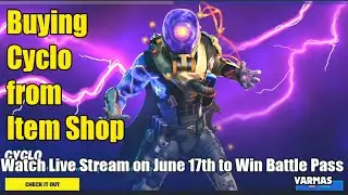 Buying Cyclo Skin from Fortnite Item Shop