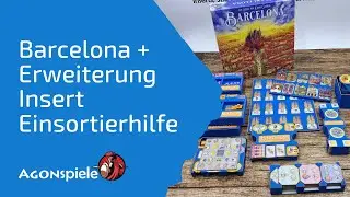 Barcelona + Erweiterung Insert Einsortierhilfe