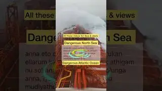 😱⛴️ Dangerous North Sea /Atlantic Ocean 😂 #ship #storm #merchantnavy