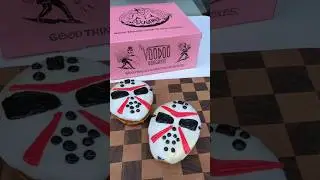 Anyone taken a bite out of these killer #Jason #donuts 🍩 yet @voodoodoughnut at #universalcitywalk?