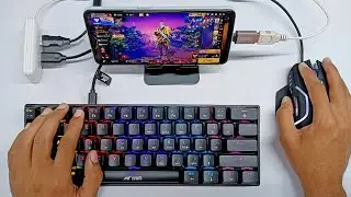 Akibgamer96 is live keyboard and mouse in mobile gameplay