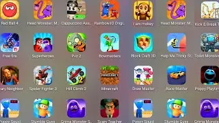 Bowmaster,Draw To Smash,Stumble Guy,Grimace Monster Scary Survival,Race Master,Save The Fish,Help Me