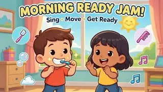 Morning Ready Jam | Fun Get Ready  Song for Kids | Brush Wash Get Ready #kidsvideo #rhymes #kidssong