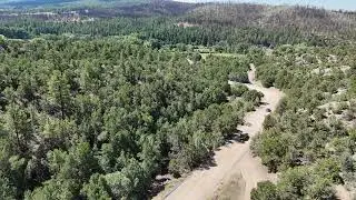 Rio de Las Trampas, NM Valley Drone View (1/4)