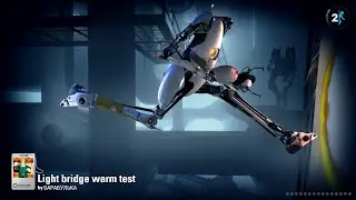 Light bridge warm test by БАРАБУЛЬКА [Portal 2 - Community Chamber]