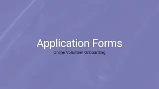 Application Forms