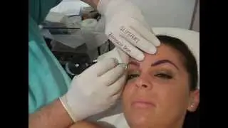 Machiaj semi permanent sprancene Salon Slimart make-up artist Zarescu Dan Bucuresti