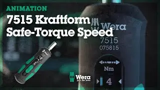 Wera | 7515 Kraftform Safe-Torque Speed Drehmomentschraubendreher | Animation