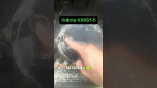 Kubota KX057-5 Final Drive Oil Change