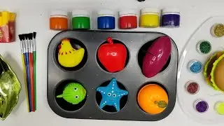 super ASMR /How to make Rainbow Car bells with magical and slime #2023 ASMR