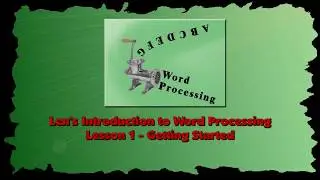 Len&rsquo;s LibreOffice Writer Tutorial LO6 Lesson 1 Video