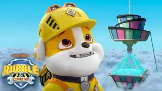 Rubble's Big Vehicle Builds a Restaurant in the Sky! | Rubble & Crew