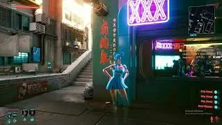 Holographic Hooker - Cyberpunk 2077