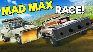 We Raced MAD MAX Cars in a Death Race in BeamNG Drive Mods!