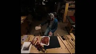 Esherick stool leg brace angle 1 of 2