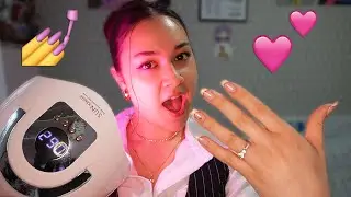 NAGELS DOEN MET MIJN NIEUWE ROZE GEL LAMP 💞