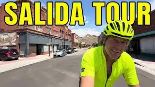 Biking on F Street { My Tour of Salida, Colorado } 🤗🤠😍