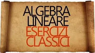 Algebra Lineare : Esercizi Classici