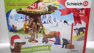 Schleich Farm World 2020 Advent Calendar 98063 Unboxing | Schleich 2020 Advent Calendar