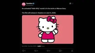 My Reaction that the Hello Kitty Movie is finally in Production