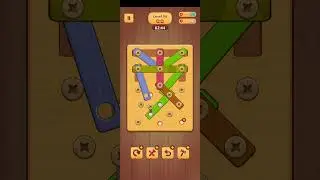 Wood Nuts & Bolts Puzzle Level 54 Answer Walkthrough Solution (Android,iOS) New Update