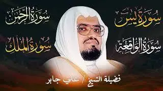 سورة يس والواقعة والرحمن والملك شغلها بنية الرزق وقضاء الدين وتفريج الهم    تلاوة الشيخ علي جابر