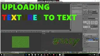 Blender Episode-3 How to Add Texture to a Text