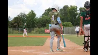 Preston Ricchini - Summer 2025 Hitting Highlights - Florida Burn 2027 Scout Team - #10 PG Team
