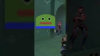 He was inspecting the wall I guess..