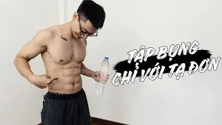 Tập bụng dễ dàng TẠI NHÀ bằng tạ đơn | Easy Dumbbell Abs Workout | SHINPHAMM