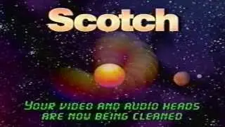 Scotch/3M #AV105 VHS Head Cleaning Cassette (2002) (VHS Rip)