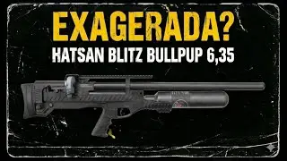 HATSAN BLITZ BP 6.35mm  ... 25, 50, 100 metros – ela encara TUDO