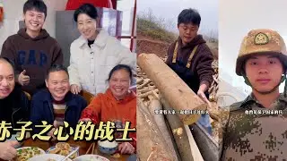 今天遇到退伍老兵，回乡带领村民创业，这份担真帅为他加油吧。