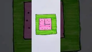 Wall Clock 🕰️ Drawing for kids #wallclock #pipafuntv #shortvideo #drawing #viralvideo #shorts