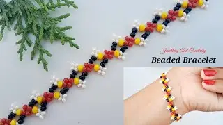 How To Make Bracelet With Beads || Easy Bracelet Making Tutorial || Seed Beads Jewelry Making